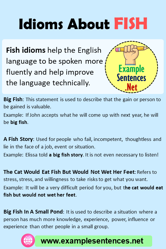 4 Idioms About FISH, Definition and Example Sentences